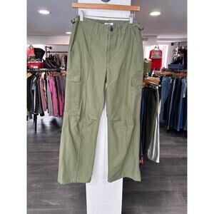 Re/Done Wide Leg Cargo Pants Size 26